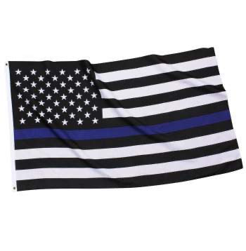 Thin Blue Line U.S. Flag